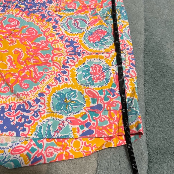 Lilly Pulitzer Written in the Sun Callahan Shorts Holy Grail HTF Size 10 - Picture 5 of 9